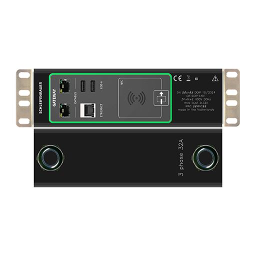 You Recently Viewed Schleifenbauer GM 0A1DDIP3301 Inline Meter Double Horizontal 5.0 Gateway, 32A, 1 outlet Image